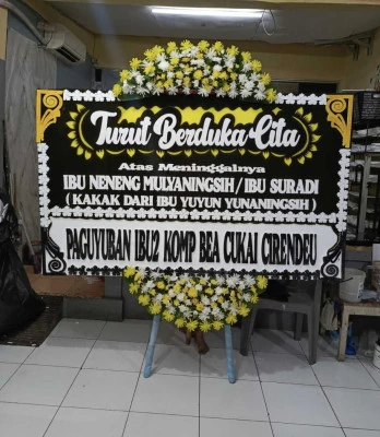 Papan Bunga di Cendono Dawe